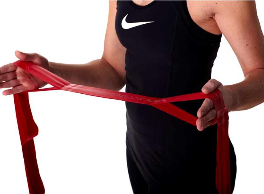 THERABAND CLX 11 Loops, Medium - Rød