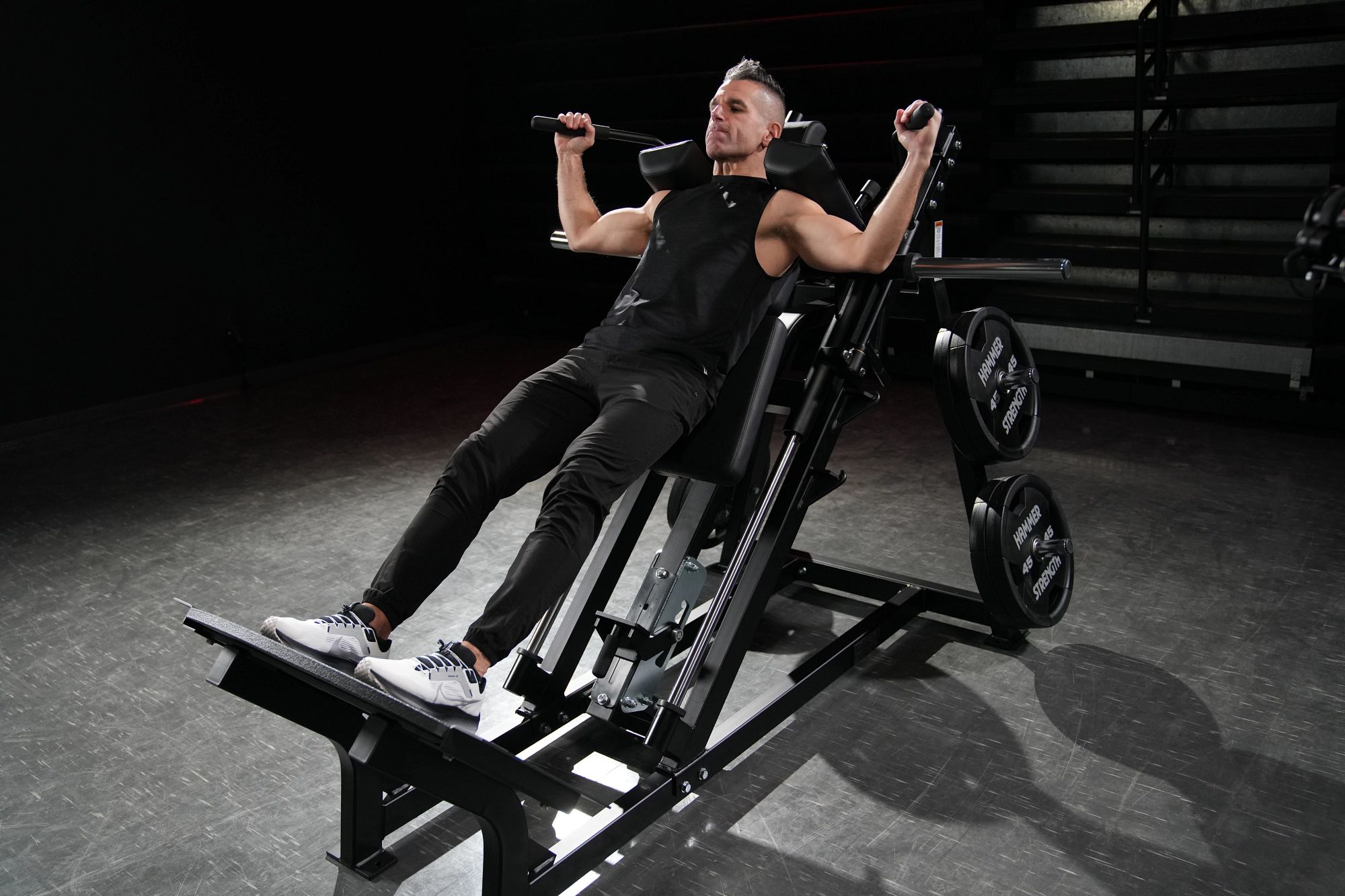 Hammer Strength Plate Loaded Hack Squat