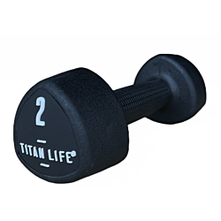 TITAN LIFE PRO Dumbbell Aerobic 2 kg, Rubber