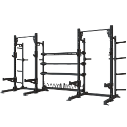 Torque TR1 Double Half Rack With Storage 2.4 M