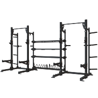  Torque TR1 Double Half Rack With Storage 2,4m