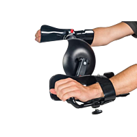  MOTOmed Plastbelagte underarmsskaller med desinficerbare fastgørelsesstropper og quick release (par)