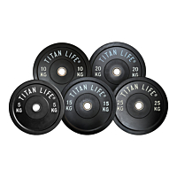  TITAN LIFE PRO Bumper Plate Rubber 5-25 Kg