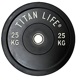 TITAN LIFE PRO Bumper Plate Rubber 25 kg