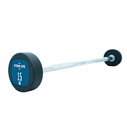 TITAN LIFE PRO Barbell 15 kg, Blue
