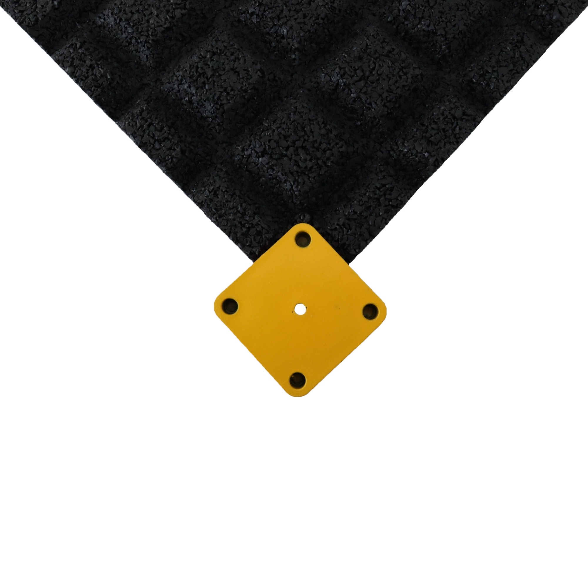 Ergotile Quad C4 Easy Connect Inkl. 7 Easy Connectorer/M2, 1000 x 1000 x 20 mm - 15% Grå
