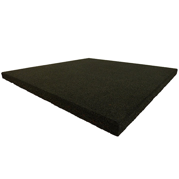 Ergotile Quad C1, 500 x 500 x 25 mm - Sort