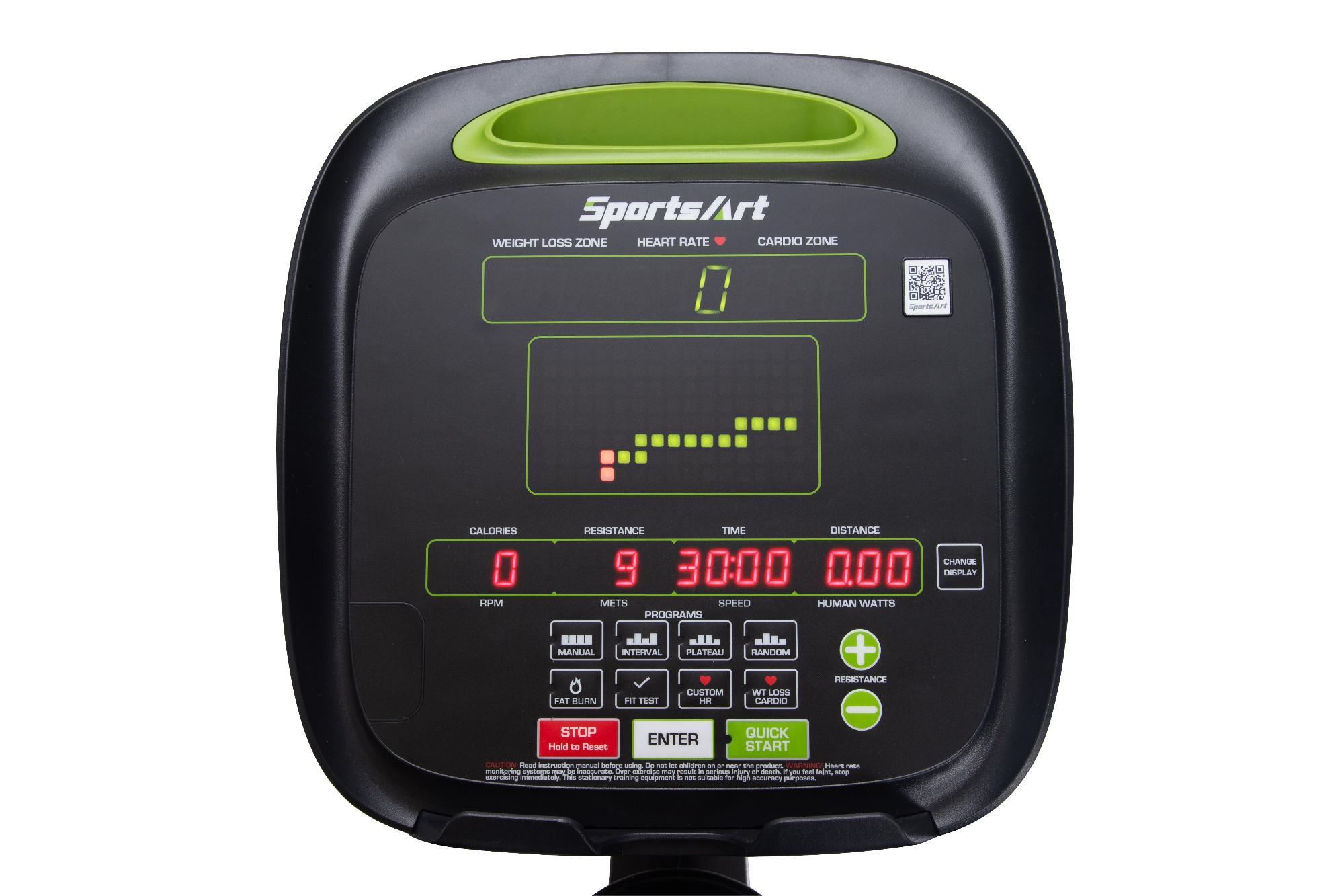 SportsArt C535U Upright Bike - Matte Black
