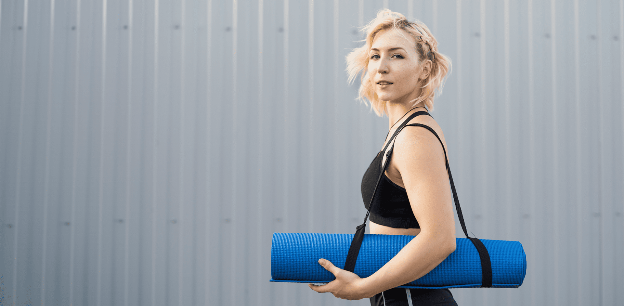 Mambo Max Xtra Comfort Gym Mat 180 x 100 x 1.5 cm, Blue